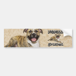 PitBull Grandma - Tigger Bumper Sticker