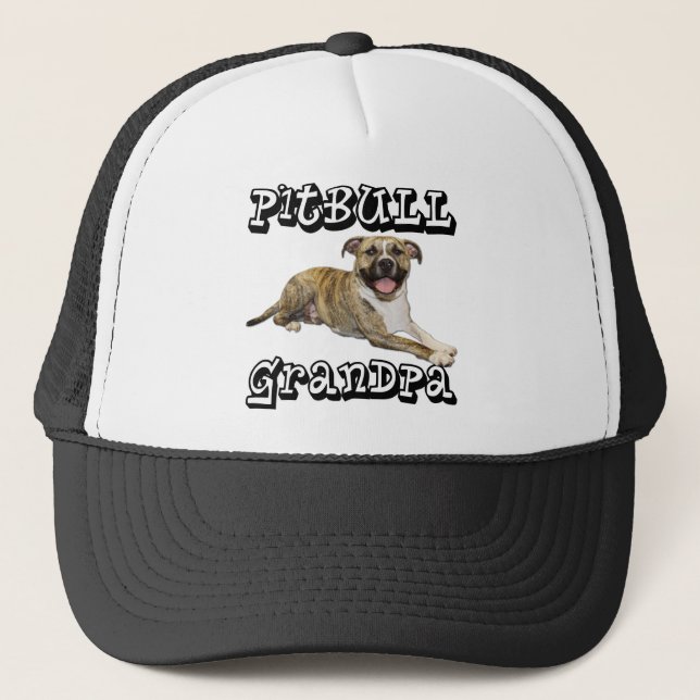 PitBull Grandpa - Tigger Trucker Hat (Front)