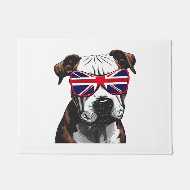Pitbull Great Britain Doormat (Front)