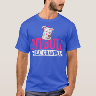 Pitbull Great Grandma Pit Bull Terrier Pibble Moth T-Shirt