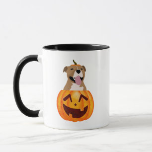 Pitbull Halloween Coffee Mug