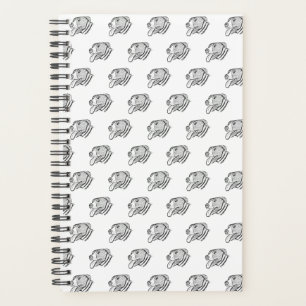pitbull hand drawn photo dog animal lover  planner