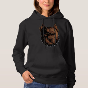 Pitbull Head Hoodie