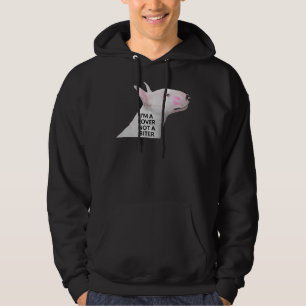 Pitbull Im A Lover Not A Biter Hoodie