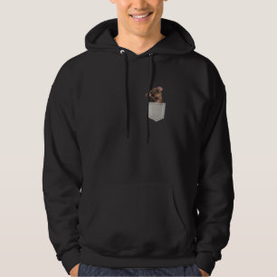 Pitbull In A Pocket Cute Pitbull Dog Owner Hoodie
