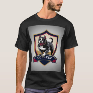 Pitbull in college: Logo T-Shirt