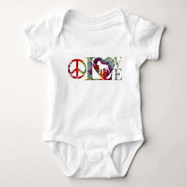 PITBULL LOVE BABY BODYSUIT (Front)