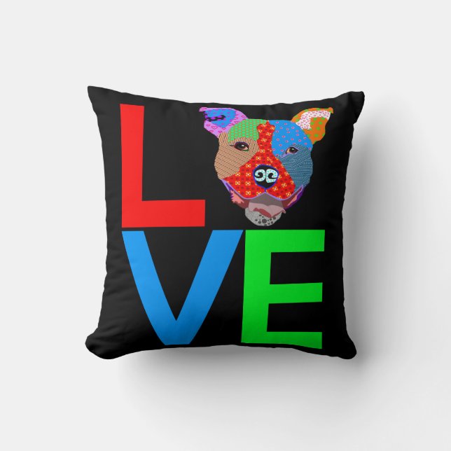 Pitbull Love Cushion (Front)