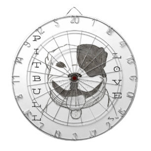 Pitbull Love Dartboard