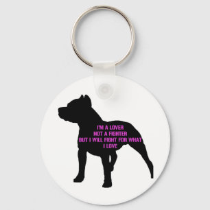 Pitbull Love Key Ring
