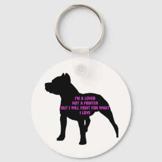 Pitbull Love Key Ring