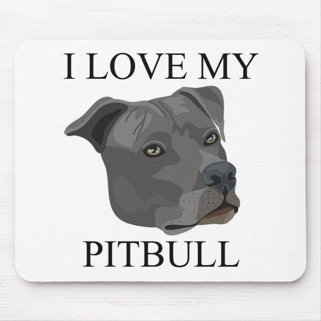 PITBULL Love! Mouse Mat (Front)