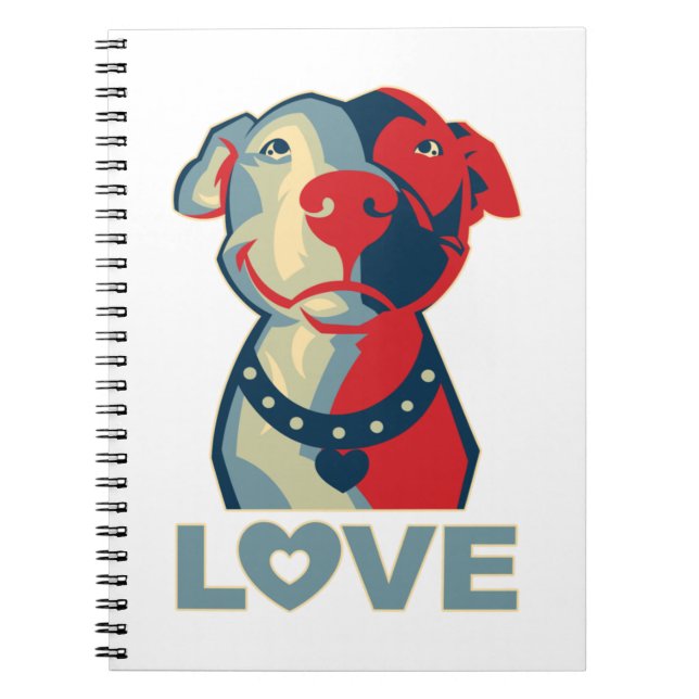 Pitbull - LOVE Notebook (Front)