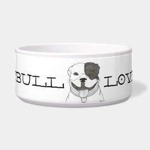 Pitbull Love Pet Bowl