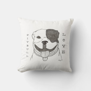 Pitbull Love Pillow
