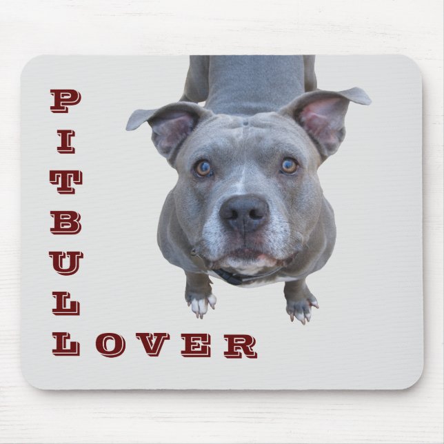 Pitbull Lover Mousepad (Front)