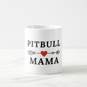 Pitbull Mama Pittie Mum Cute Pit Bull Coffee Mug