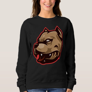 Pitbull Mascot Five Sweatshirt