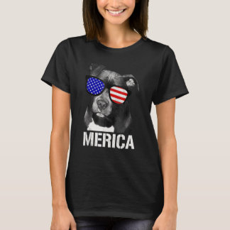 Pitbull Merica  Patriotic Dog Pit Bull Patriot T-Shirt