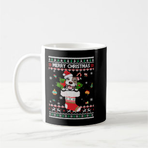 Pitbull Merry Pitmas Christmas Lights For Pitbull  Coffee Mug