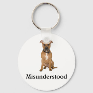 Pitbull - Misunderstood Key Ring