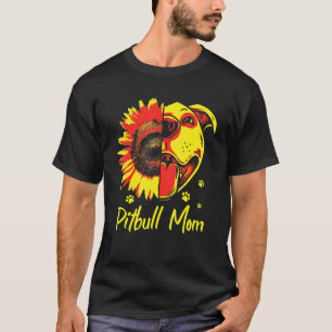 Pitbull Mom Terrier Pibble Dog  Owner Mommy T-Shirt