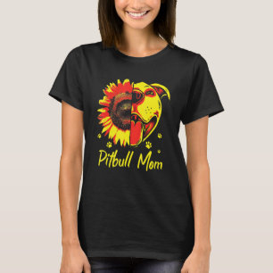 Pitbull Mom Terrier Pibble Dog  Owner Mommy T-Shirt