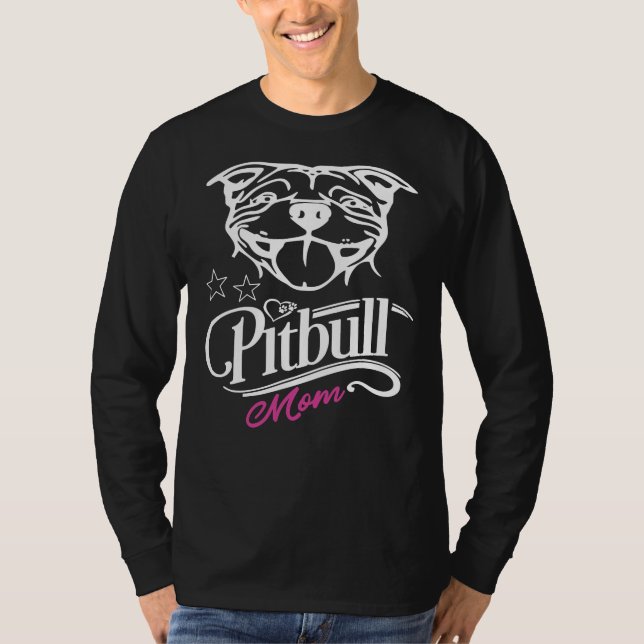 Pitbull Mum 82 T-Shirt (Front)