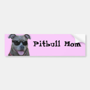 Pitbull Mum Bumper Sticker