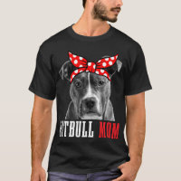 Pitbull Mum Funny Cute Vintage Pitbull Dog Mum