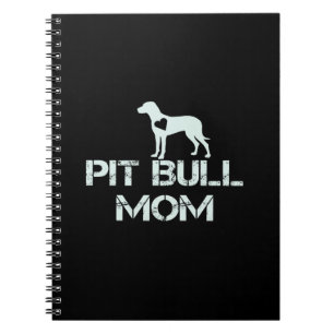 Pitbull mum love puppies so much notebook