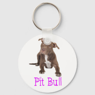 Pitbull Mum Puppy Dog Rescue Adopt Pit Bull Dad Key Ring