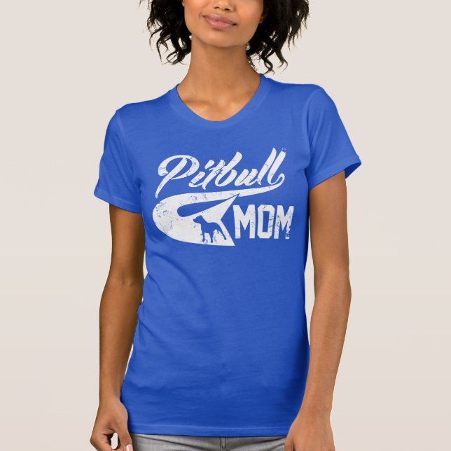 Pitbull Mum T-Shirt (Front)