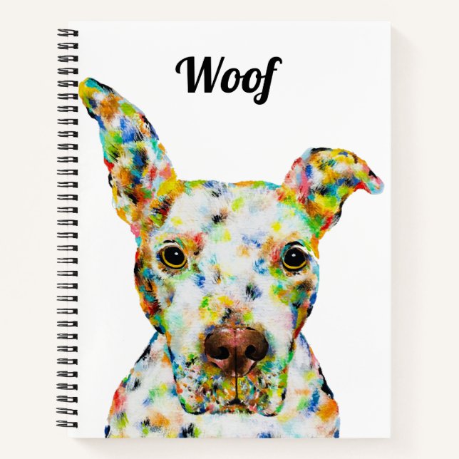 Pitbull Notebook 8.5" x 11" (Front)