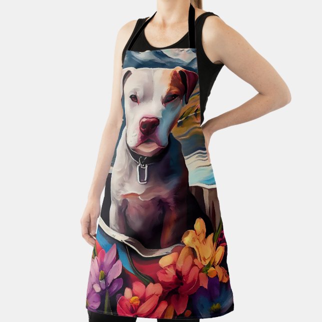 Pitbull on a Paddle: A Scenic Adventure Apron (Insitu)