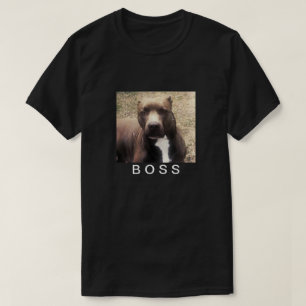 Pitbull Pet Photo Customised Men's T-Shirt