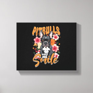 Pitbull Pitbulls Canvas Print