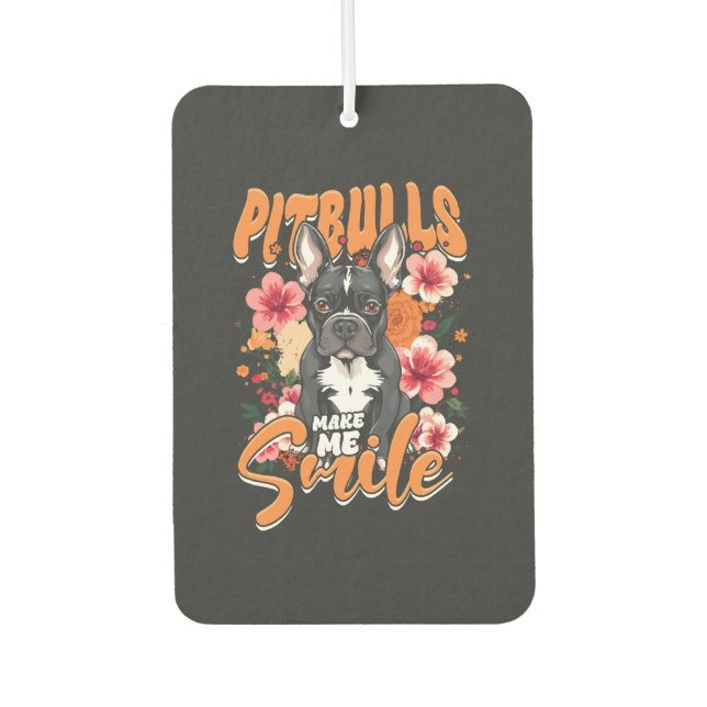 Pitbull Pitbulls Car Air Freshener (Front)