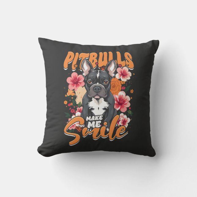 Pitbull Pitbulls Cushion (Front)