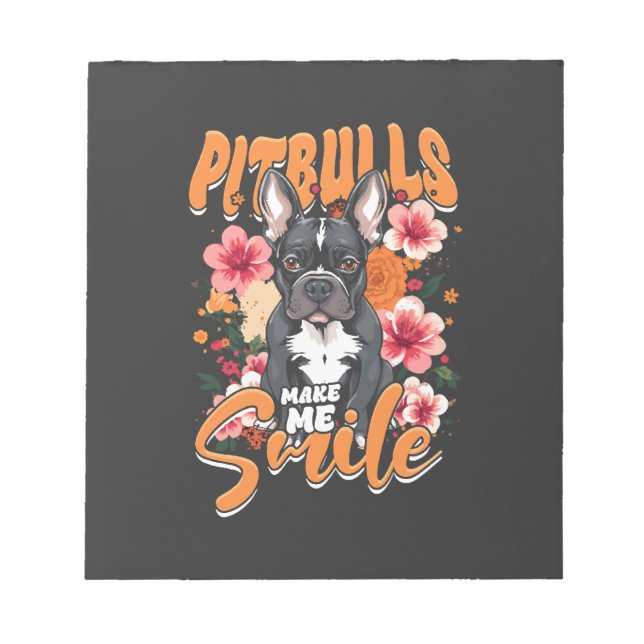 Pitbull Pitbulls Notepad (Front)
