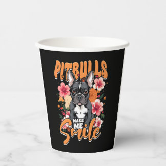 Pitbull Pitbulls Paper Cups