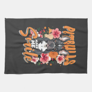 Pitbull Pitbulls Tea Towel
