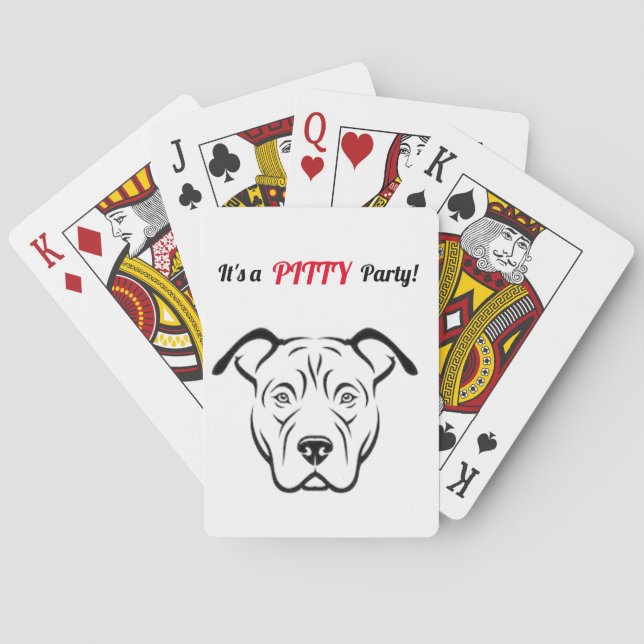 Pitbull playing cards (Back)