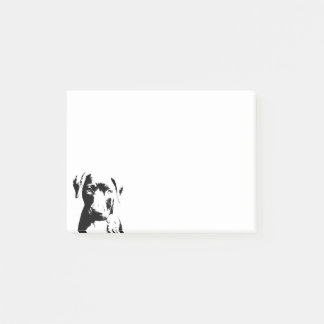 Pitbull puppy face post-it notes