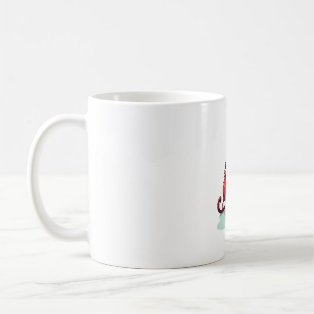 Pitbull Santa Ride Coffee Mug (Left)