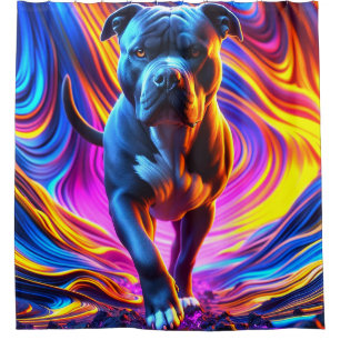 Pitbull Shower Curtain
