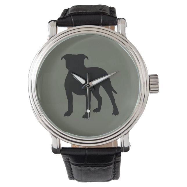 Pitbull Silhouette Watch (Front)