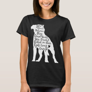 Pitbull Souls Rescue Breed Pit Bull Lover Cute Dog T-Shirt