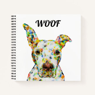 Pitbull Square Notebook