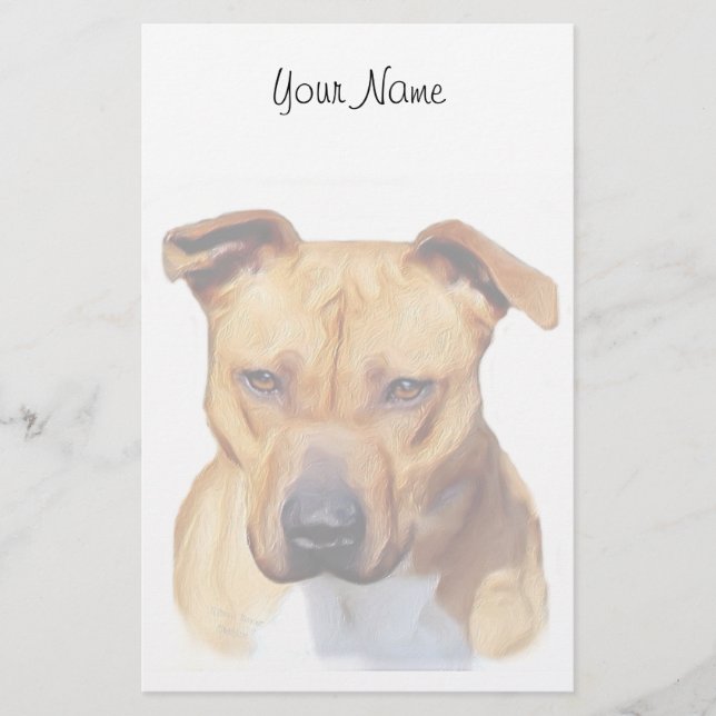 Pitbull stationary stationery (Front)